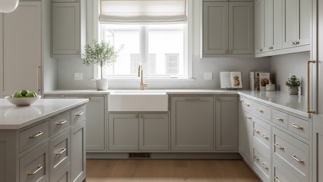 Mismatched cabinets