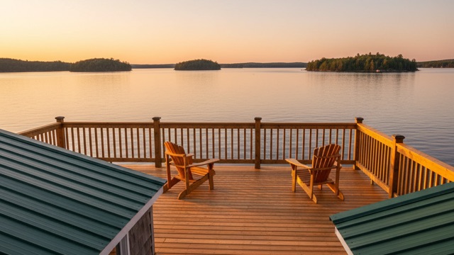 Boathouse decks
