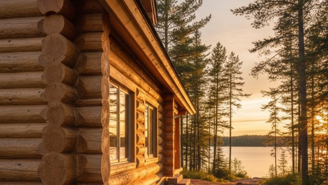 Full-scribe log homes