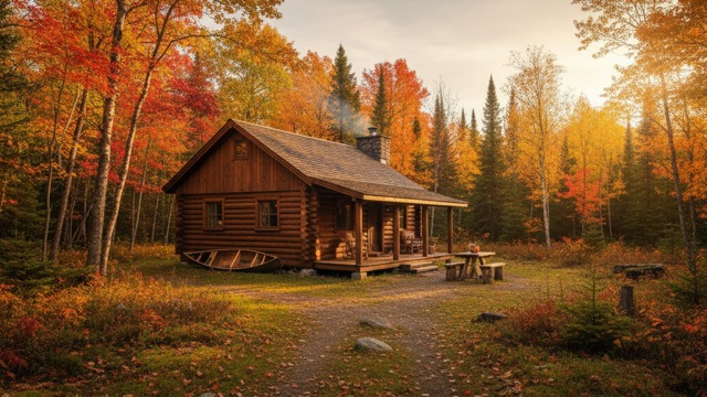 Hunting lodges and cabins