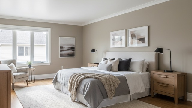Dated bedrooms + living rooms