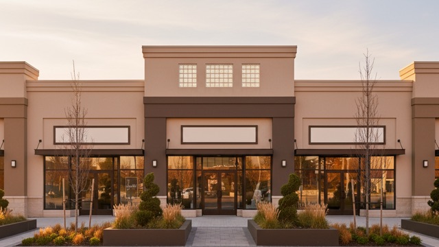 Commercial facades